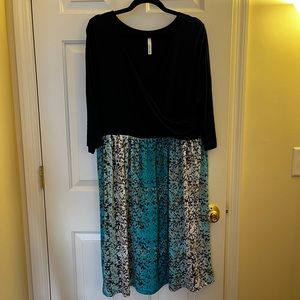 NWOT ModCloth Gilli 2x Mixed Fabric Dress